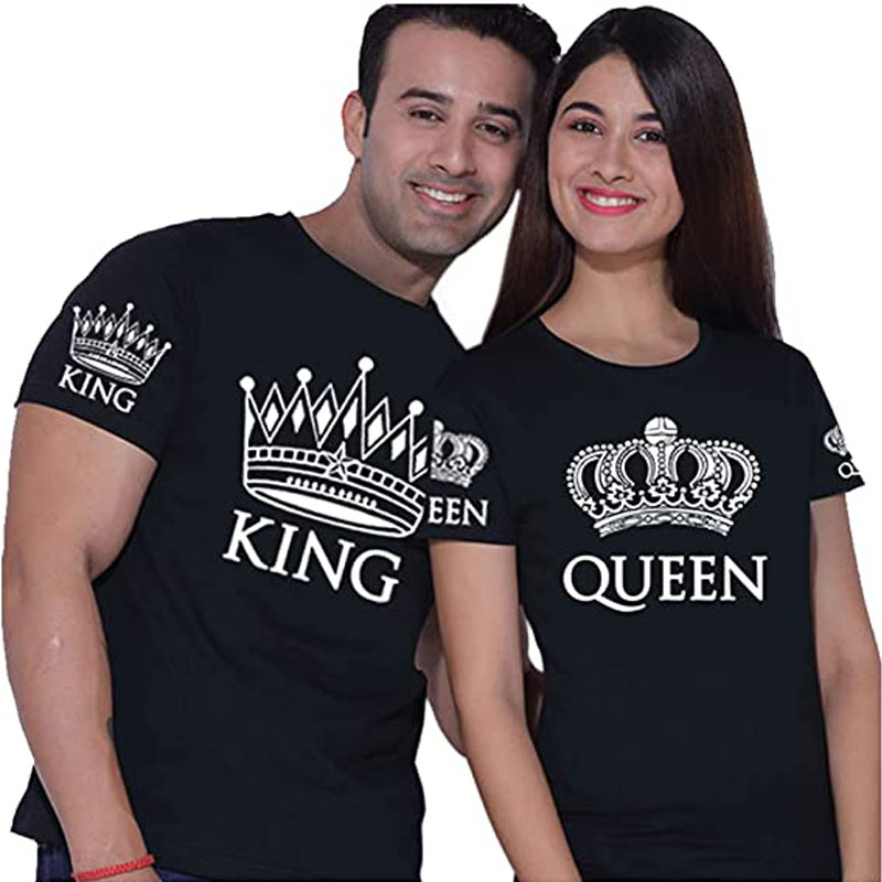Tee Graphic Print - Matching Shirts for Couples Set for