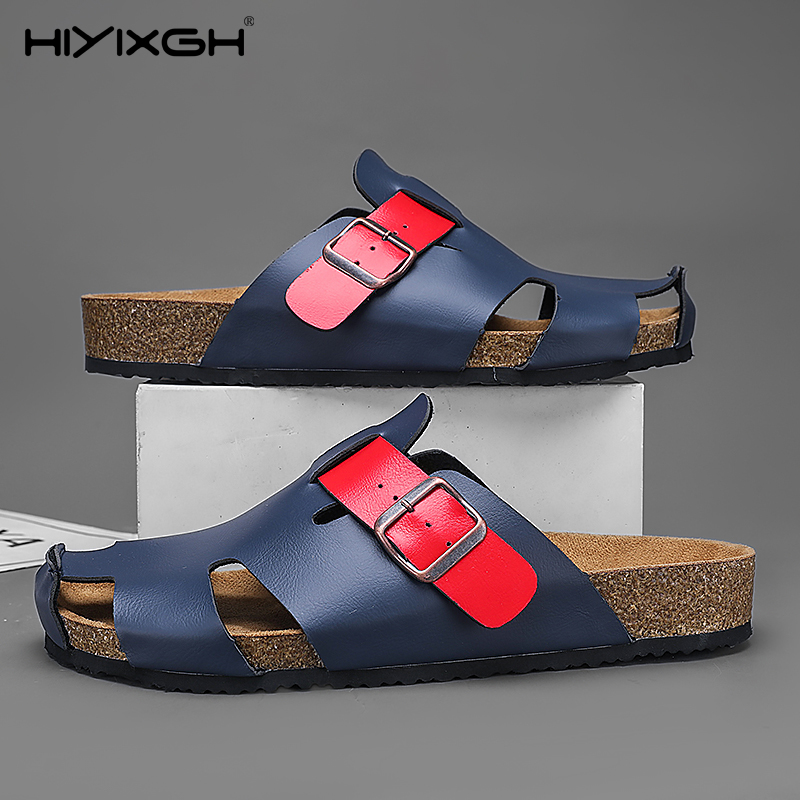 2025 Men's Summer Slippers Bre - Flip Flop Leather Men ulasan dan harga