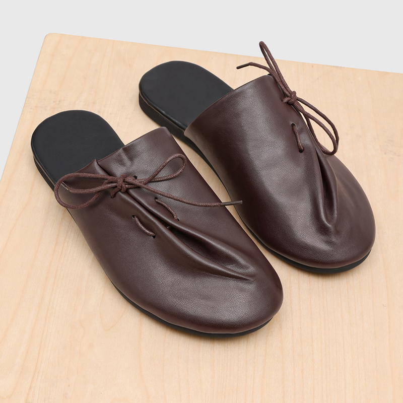 New Fashionable Comfortable La - Flip Flop Leather Men ulasan dan harga