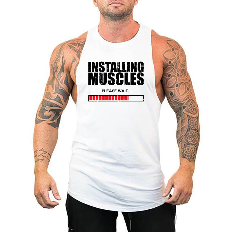 Installing Muscles Please Wait - Tank Top Muscle ulasan dan harga