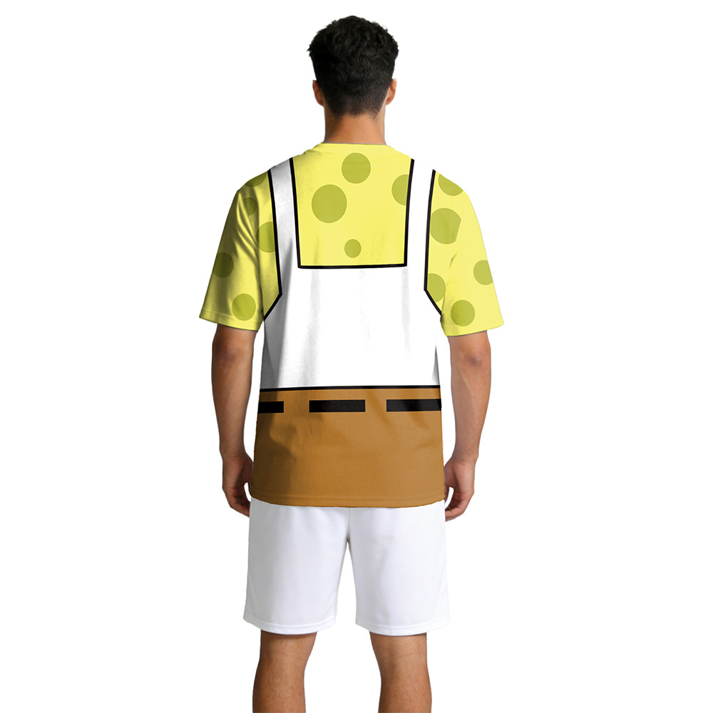 Sponge & Patrick Star Cosplay  - Tee Graphic Print ulasan dan harga